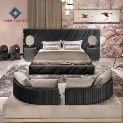 China High End Custom Italian Bed Cooling King Frame With Matching Headboard And Sofa Set Furniture for sale