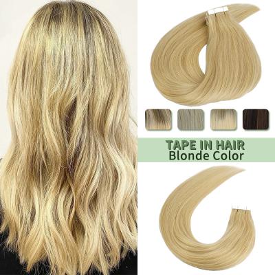 China Neitsi Silky Straight Tape In Extensions Balayage Straight Ombre Hair Color Hair 100% Seamless Tape Hair Extens For Woman Wholesale for sale