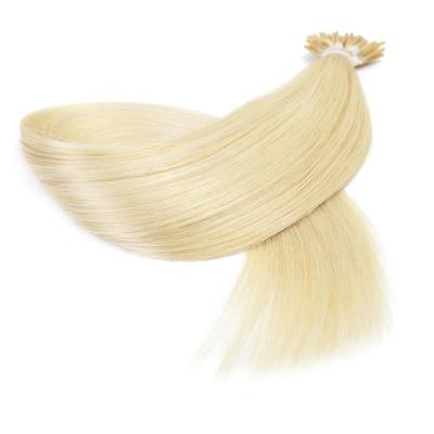 China Neitsi Hair I Tip Silky Straight Hair Extension 100% Curly Curly Free Sample Color 22k# for sale