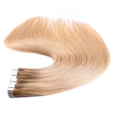 China Neitsi Silky Straight Mini Tape in Hair Extensions Tape Directly to Mini Hair Tape Machine Maker Color 18K# for sale