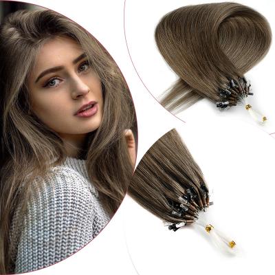 China Neitsi Nano Loop Hair Extensions 100% Real Hair Micro Raw Silky Straight Balayage Micro Pearl Blonde Brazilian Remy Hair Link Straight Invisible for sale