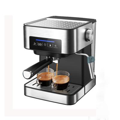 China Hotel 20 Bar Espresso Coffee Machine Semi-automatic Espresso Maker Coffee Powder Kappuccino Espresso Maker for sale