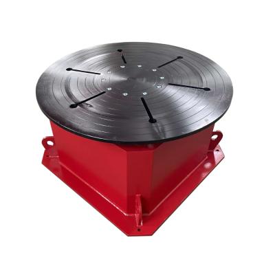 China Building Material Shops 500kg Rotary Table Horizontal Industrial Pipe Rotating Positioner for sale