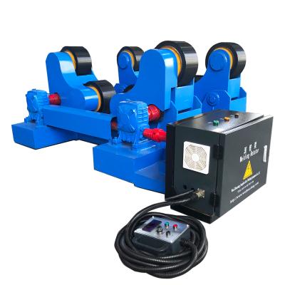 China Building Material Shops CE Certified Pipe Rotator Roll Adjustable Welding Rotator Wheels PU for sale