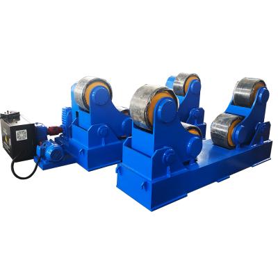 China Building Material Shops 200t Self Aligning Pipe Rotator Welding Turning Roll In Shipbuilding for sale