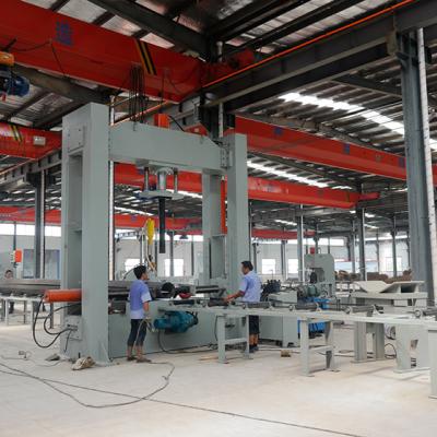 China Trusses Thickness Power Pole Gantry Assembly Machine Hydraulic Clamping And Compression for sale