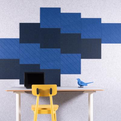 China 1220*2440*9/12mm Modern PET Polyester Fiber Wall Acoustic Panel For Recording Studio Room for sale