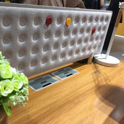 China Commercial Furniture Privacy Protection Polyester Fiber Office Dividers for sale