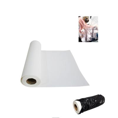 China Textiles Hot Sale 58g/80g/90g/100g /120gsm Roll Size Dye Sublimation Quick Dry Transfer Paper for sale