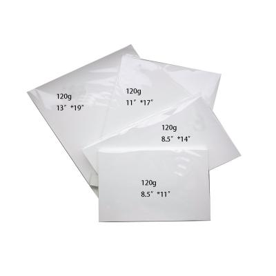 China White SublimationPaper Polyester Cotton T-shirt Quick Dry Heat Transfer Paper for sale