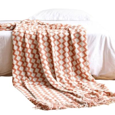 China Inyahome Portable Nordic Luxury Throw Blankets Ultra Soft Waves Throws Air Feels Warm Comfortable For Bed Sofa Couch In All Seasons Blankets for sale