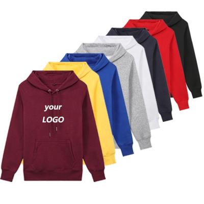 China Plain Hot Men's Anti-Wrinkle Wholesale Pullover White Hoodies Custom Men's Unisex Hoodies Sweatshirts for sale