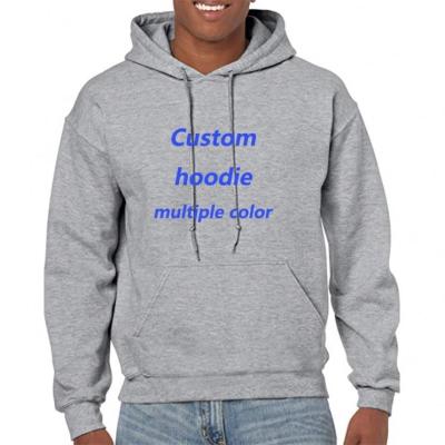 China Anti-Wrinkle OEM 50% Cotton 50% Free Custom Polyester Printed Pullover Hoodies Sweatshirts Oversized Hoodies for sale