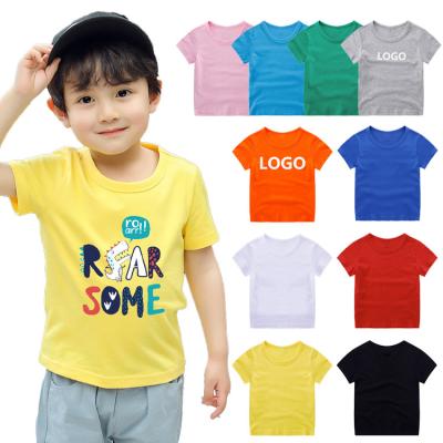 China OEM Anti-Shrink Casual High Quality Custom Sublimation Printing Kids T-Shirts Blanket Round Neck T-shirt For Kid Baby T-shirt for sale