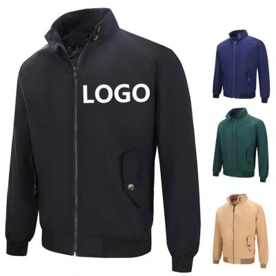 China Regular Wholesale Custom Logo Mens Big Boy Oversized Long Sleeve Stand Collar Male Zipper Up Plus Size Men's Jackets for sale