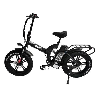 China Aluminum Alloy Israel Hot Sale EN/TUV Approved Folding E-Bike Disc Brake Hydraulic Suspension 48V 500W 20 Inch Full Fat Electric Bicycle for sale