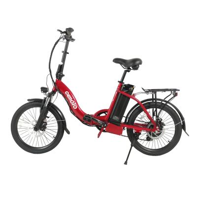 China Hot Selling Aluminum Alloy Amazon E-Bike 48V 350W E-Bike Lithium Battery LCD Display 7-Speed ​​Step 20 Inch Mini Folding Electric Bicycle for sale