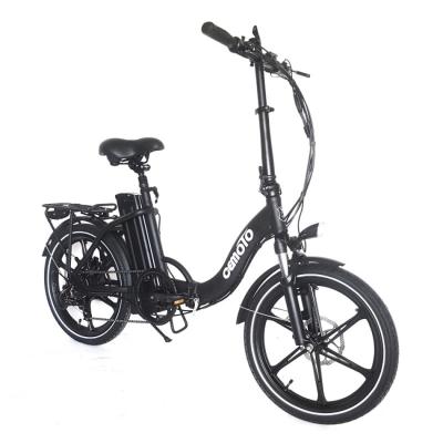 China Cheap Mini e-Bike 48V 10AH Aluminum Alloy Lithium Battery 20*2.125 Inch Step Electric Folding Bike CE/TUV With Pedals For Lady for sale