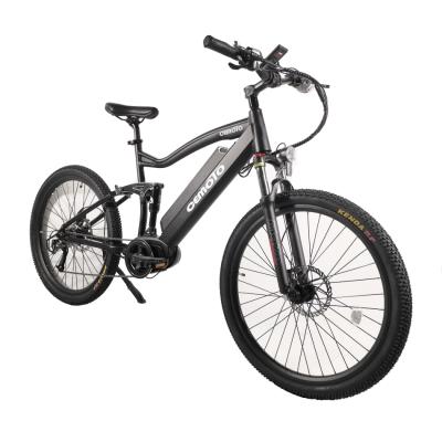 China High Quality Comfortable 48V Hidden Lithium Battery OEM Aluminum Alloy Full Suspension 27.5 Inch Mountain Electric Bicycle for sale