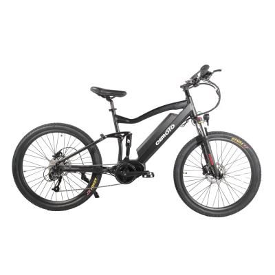 China Competitive Price Aluminum Alloy Frame Bafang Mid Drive Motor 48V 350W 27.5 Inch Mountain Electric Bike for sale