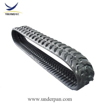 China 300x52.5x80N rubber track for excavator drilling rig crane undercarriage parts for sale