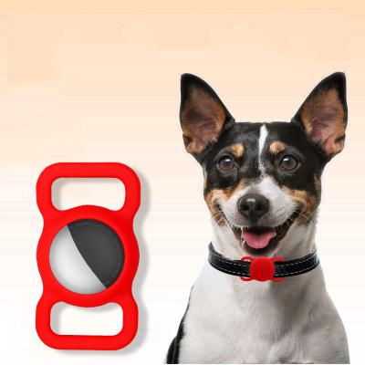 China Waterproof Pet Airtags Silicone Case Phone Tracker Airtag Anti-Lost Dog Collar For For Apple Airtag for sale