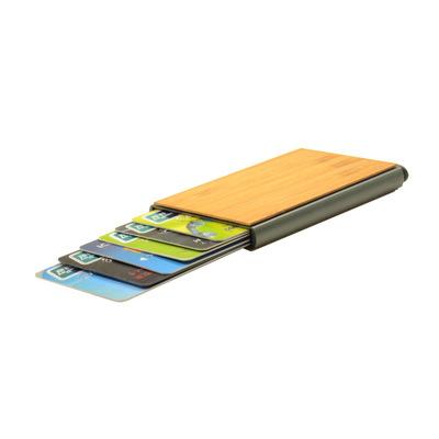 China RFID blocking protects smart wallet card holder aluminum alloy rfid blocking card sleeve metal antimagnetic card case for sale