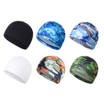 China breathable & Cheap Waterproof Unisex Skull Cap Coating Sports Cooling Cooling Cycling Sweated Wicking Hat for sale