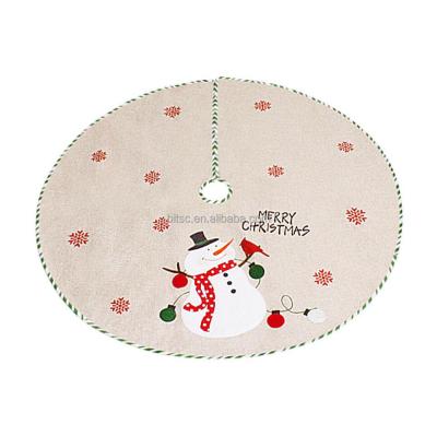 China For chrismtas 2021 hot christmas tree skirt for sale