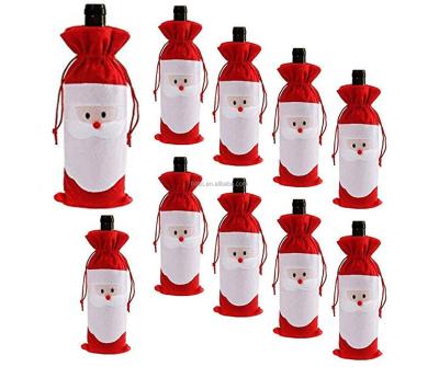 China For chrismtas christmas decoration supplies wine gift bag for sale