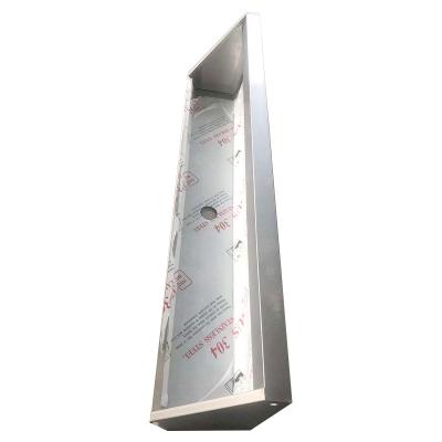 China Minimalist customization lengthened stainless steel urinals are used in hospitals factories, shopping malls, stations and prisons to for sale