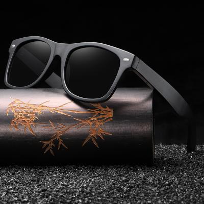 China Fashion Sun Glasses Yvan Manufacturer Classic Raybon Black Premium UV400 Man Wood Polarized Sun Glasses for sale