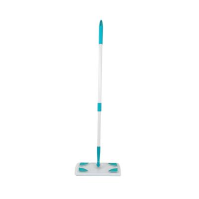 China Iron Pole Telescopic Iron Rod Spray Square Flat Broom New Electrostatic Lazy Broom Used For Floor And Ceiling Cleaning for sale