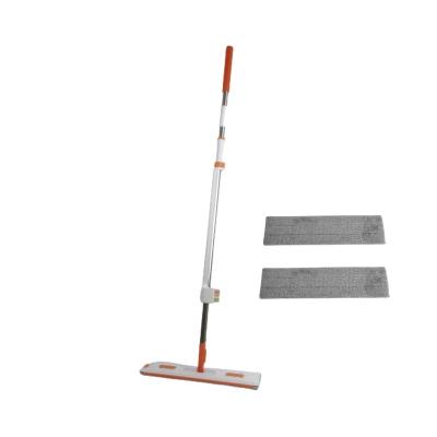 China High Quality Microfiber Steel Flat Broom Lazy People Use Magic Broom Automatic Water Wring Flat Broom Cleaner Easily Floor for sale