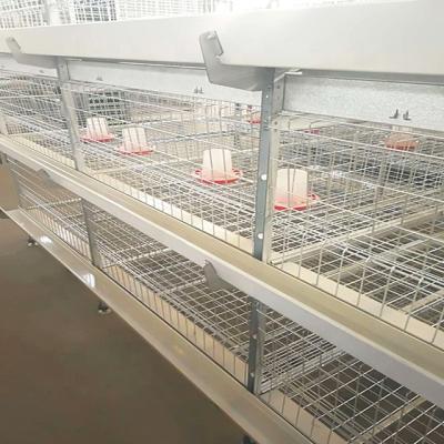 China Ready Made Chicken Farm Poultry Farming Equipment Battery Cages Chicken Cage For Broiler for sale