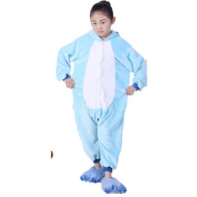 China Hot Kids Unicorn Onesie Costume Girl Flannel Sleepwear Animal Pajamas For Girls for sale