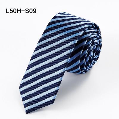 China High Quality Custom Italian Silk Corbatas Woven Polyester Tie Fabric Business DDP Neck Ties Men's Tie for sale