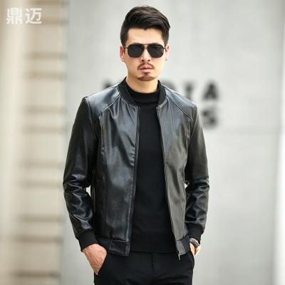 China Hot Selling Plus Size Mens Coats Motorcycle Leather Jacket Plus Biker Jacket In Black For Spring Autumn for sale