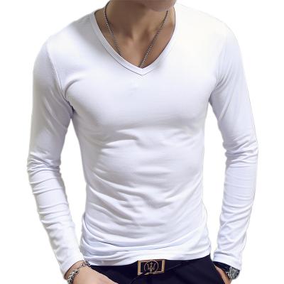 China High Quality Custom Slim Fit Anti-Wrinkle T-shirt Men's Gym Sports Clothing Long Sleeve Fitness T-Shirts for sale