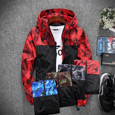 China High Quality Custom Fashion Windproof OEM Hood Slim Regular Fit Men Outdoor Long Sleeve Jackets Zipper For Spring Autumn for sale