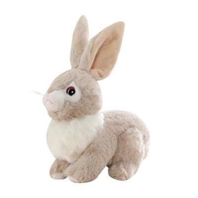 China Plush Bunny Long Ear Color Stuffed Bunny Animal Plush Bunny Toy Soft Stuffed Animal Toys Rabbit Kids Toy Gift 32cm 40cm for sale