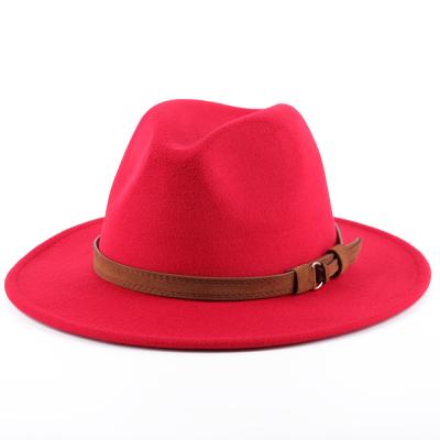 China Fashion COMMON wholesale winter wide brim wool felt jazz 100% wide felt hat distressed hats for unisex for sale