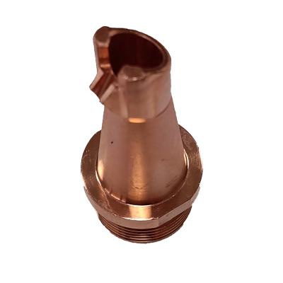 China Hotels Fiber Laser Welding Copper Nozzle Laser Welding Head Nozzle For Laser Welding Gun for sale