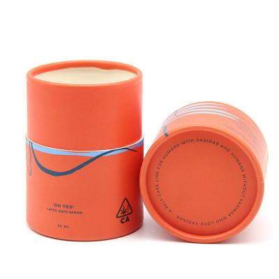 China Biodegradable Factory Price Customized Cosmetics Round Cardboard Paper Tube Boxes Packaging For Skin Care Products for sale