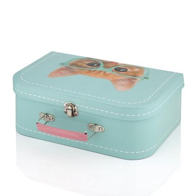 China Recycled Materials Baby Gift Boutique Custom Luxury Cardboard Boxes Suitcases Gift Product Packaging Box for sale