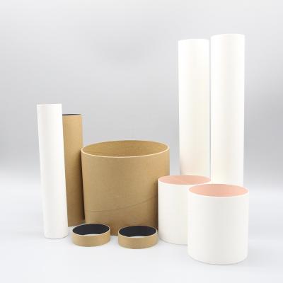 China Biodegradable Factory Cost Kraft Paper Industrial Paper Tube Customize Color, Thickness And Length, For Tissue Roll Kraft Paper Core for sale