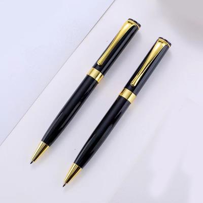 China High Quality Promotional Pen Advertising Meeting Pen Business Gift Twist Tip Pen New Metal Ball Pen for sale