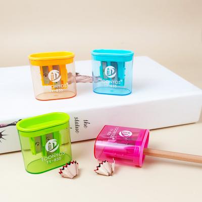 China New Cute Multicolor Custom Plastic Novelty Pencil Sharpeners Pencil Sharpener For Kids TY-835 for sale