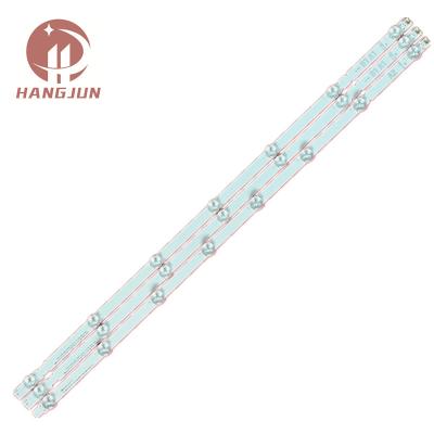 China NED 6916L-1106A 6916L-1105A 6916L-1204A Portable Led LED TV Backlight Bar For Advertising Box 630MM 3V 7LED for sale