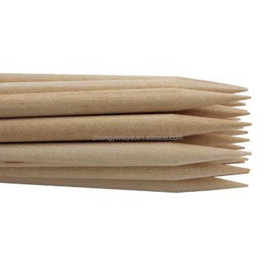 China Birch Wood Round Material Easily Cleaned Wooden Barbecue Sticks for sale